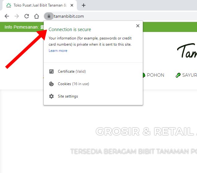 TamanBibit.com - A Secure and Accessible Website