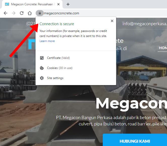 megaconconcrete.com - A Secure and Accessible Website